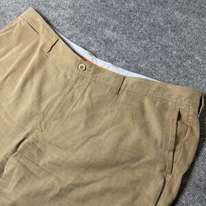 Tommy Bahama Mens Shorts Size 44 Tan Island Zone Flat Front